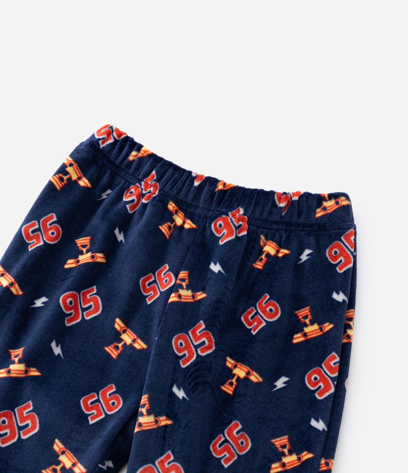 Pijama Infantil Longo com Estampa Relâmpago McQueen – Tam 2 a 8 Anos Azul/Vermelho/Branco 8