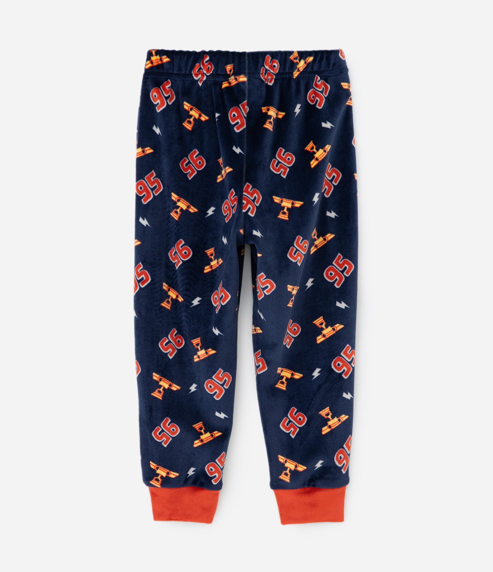 Pijama Infantil Longo com Estampa Relâmpago McQueen – Tam 2 a 8 Anos Azul/Vermelho/Branco 5