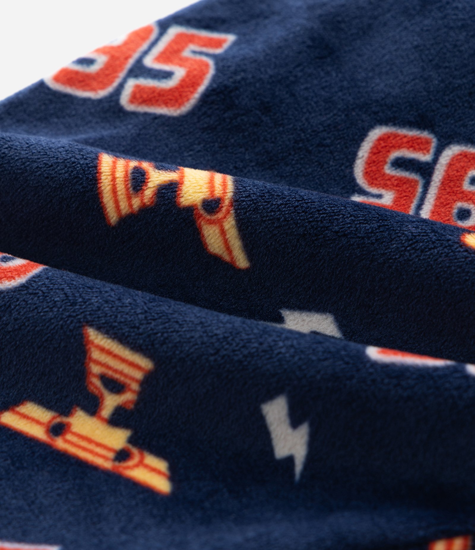 Pijama Infantil Longo com Estampa Relâmpago McQueen – Tam 2 a 8 Anos Azul/Vermelho/Branco 6