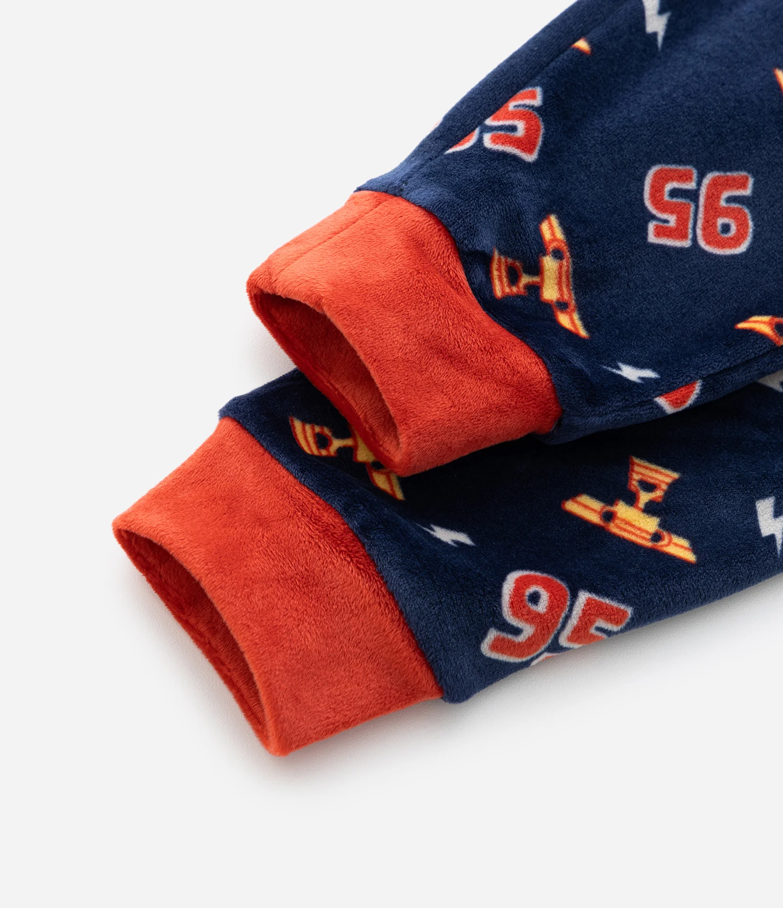 Pijama Infantil Longo com Estampa Relâmpago McQueen – Tam 2 a 8 Anos Azul/Vermelho/Branco 7