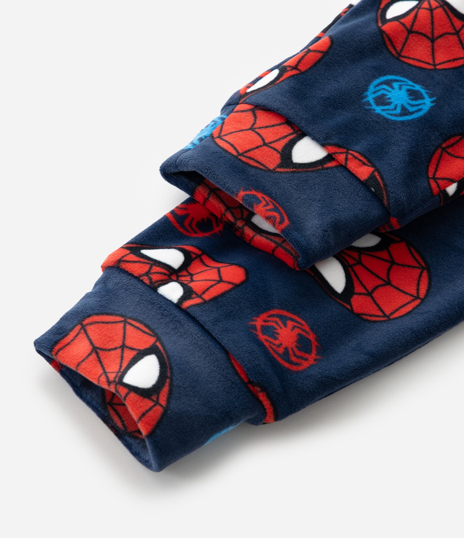 Pijama Infantil Longo em Plush com Estampa Homem Aranha – Tam 3 a 10 Anos Azul Marinho 6