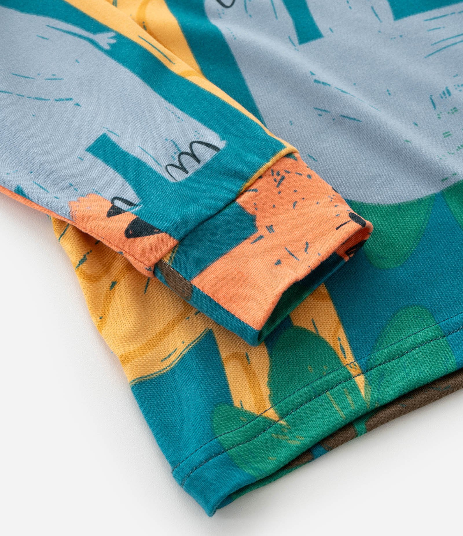 Pijama Infantil Longo em Plush com Estampa de Animais – Tam 2 a 6 Anos Verde 10