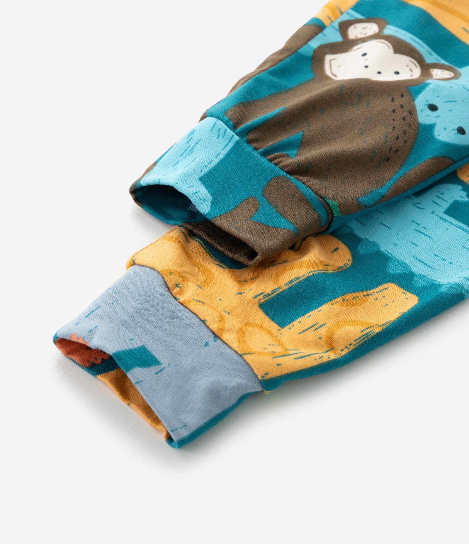 Pijama Infantil Longo em Plush com Estampa de Animais – Tam 2 a 6 Anos Verde 6