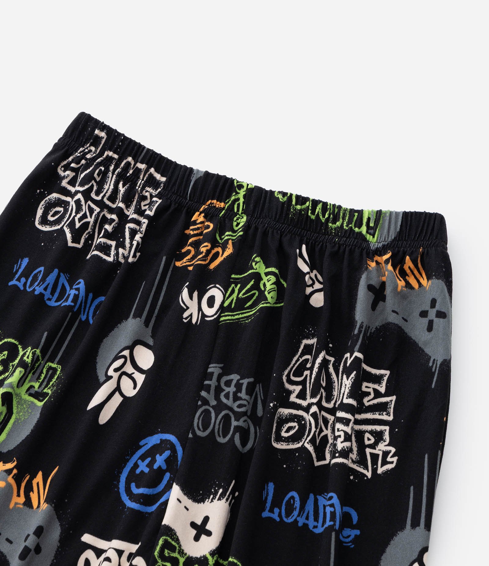 Pijama Infantil Longo em Plush com Estampa de Skate – Tam 7 a 14 Anos Preto 11