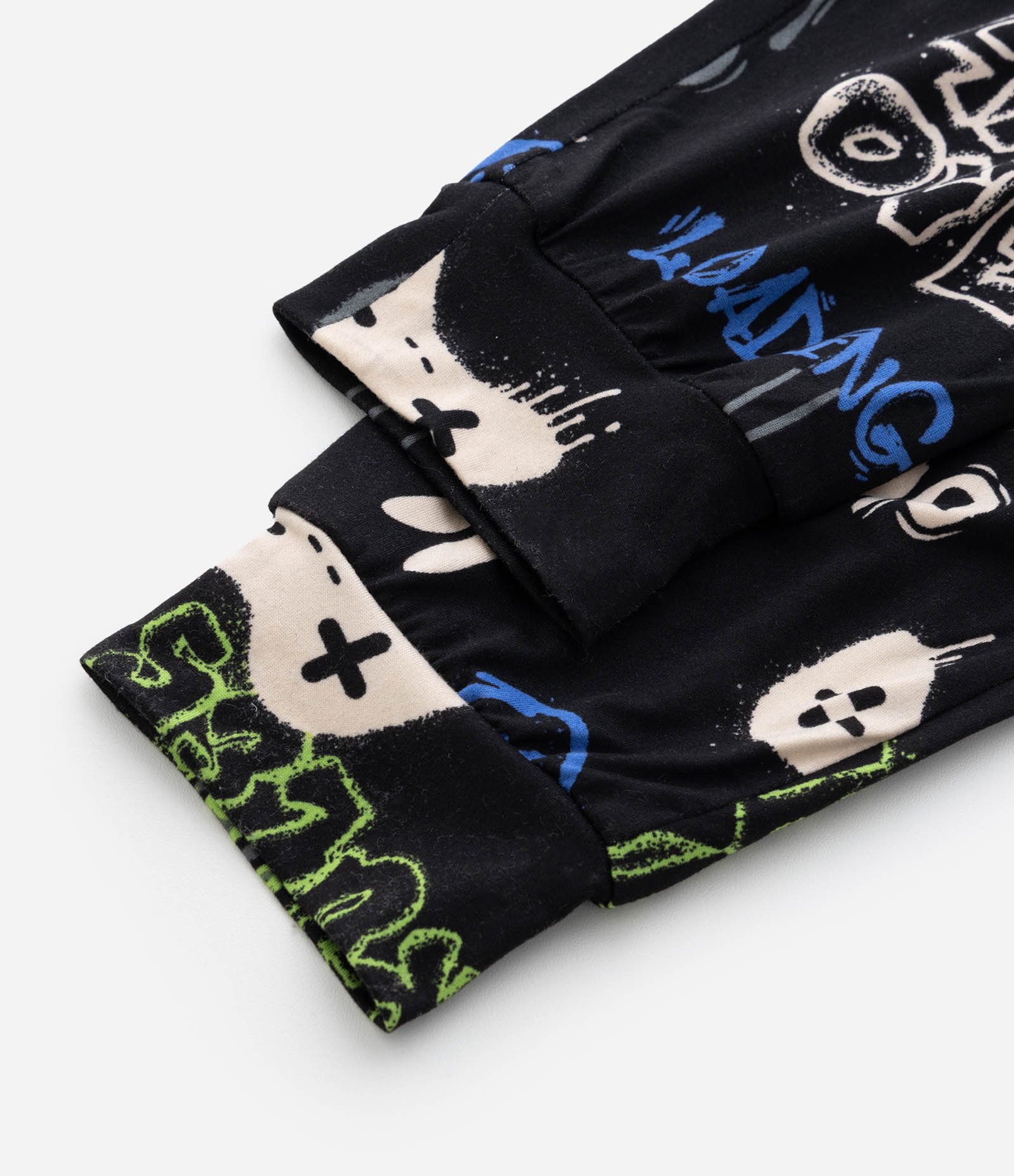 Pijama Infantil Longo em Plush com Estampa de Skate – Tam 7 a 14 Anos Preto 7