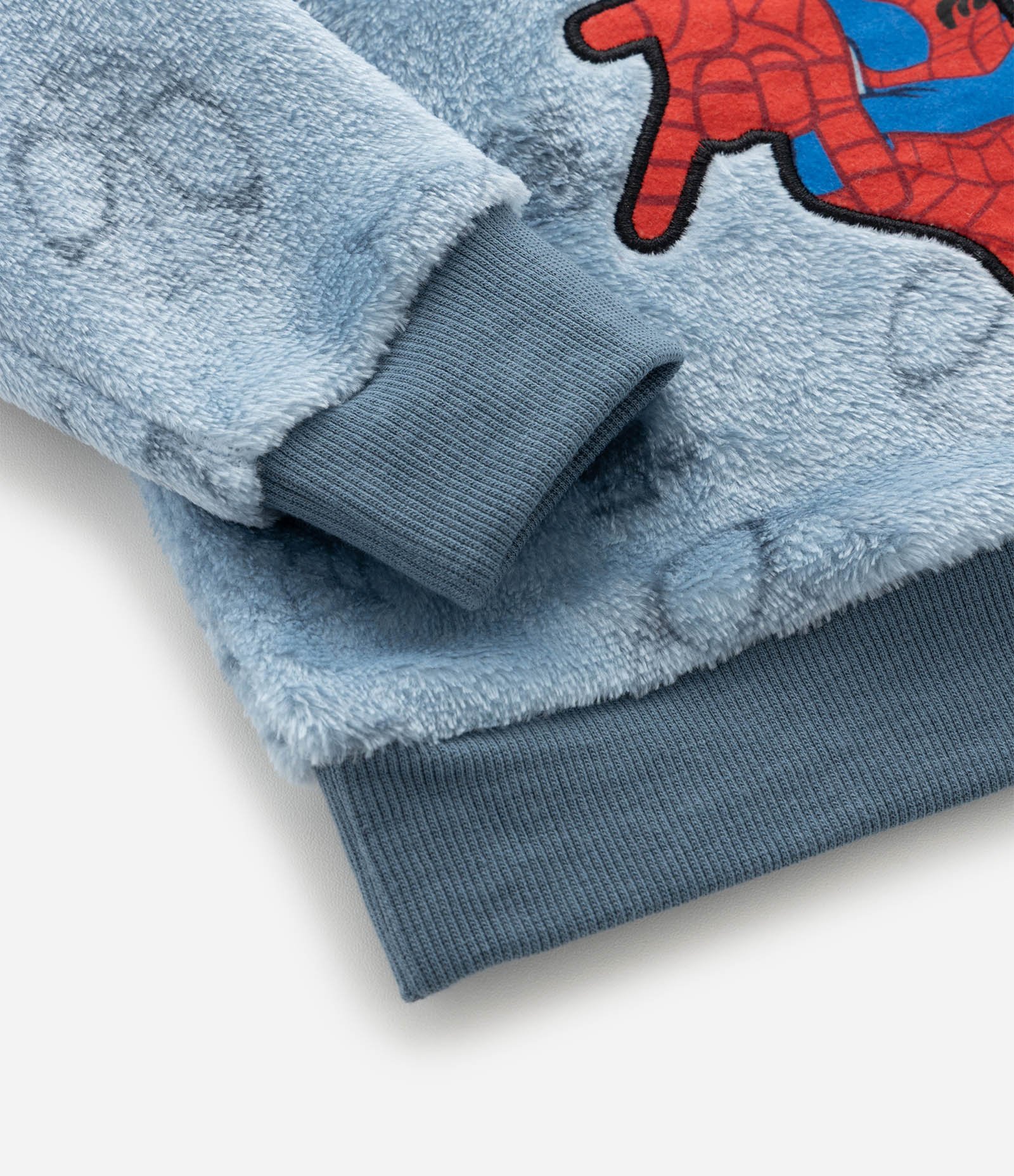 Pijama Infantil Longo com Bordado Spidey – Tam 2 a 6 Anos Azul Claro 9