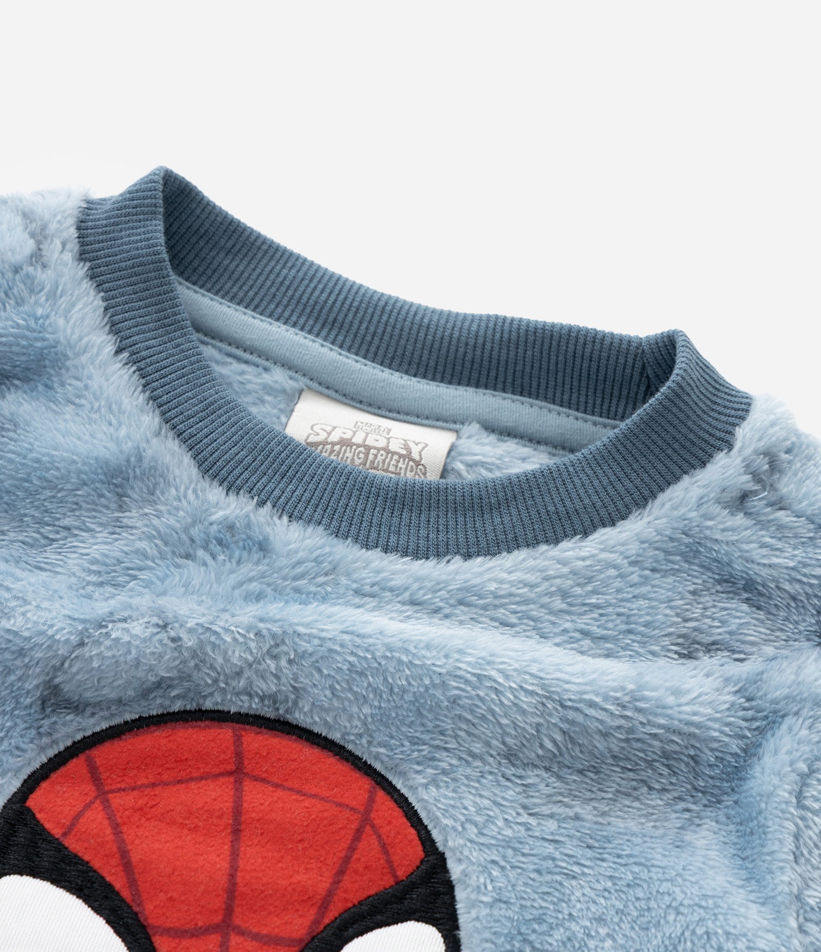 Pijama Infantil Longo com Bordado Spidey – Tam 2 a 6 Anos Azul Claro 11