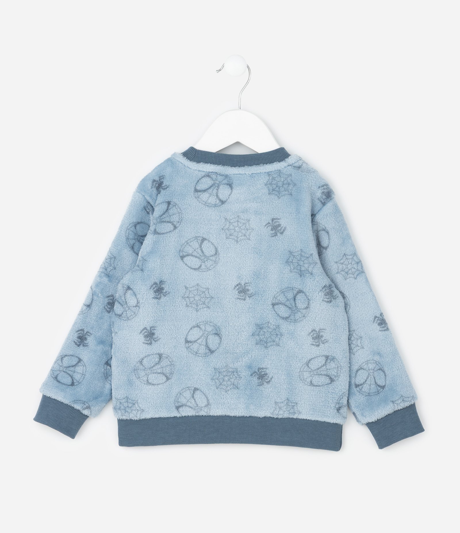 Pijama Infantil Longo com Bordado Spidey – Tam 2 a 6 Anos Azul Claro 3