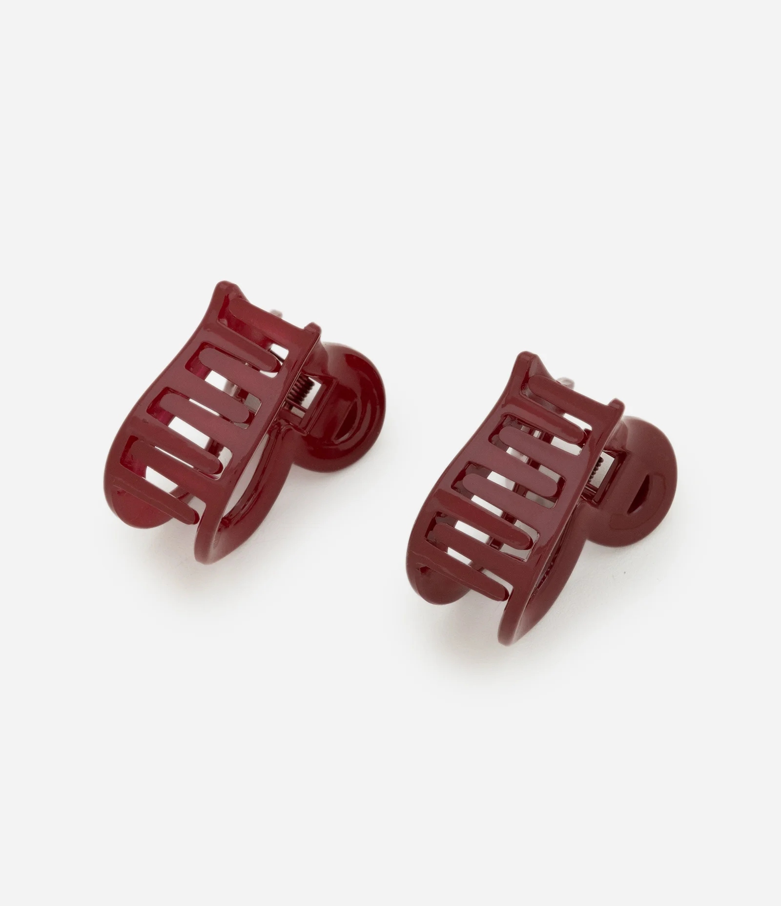 Kit 02 Piranhas de Cabelo com Formato de Coração Vermelho 2