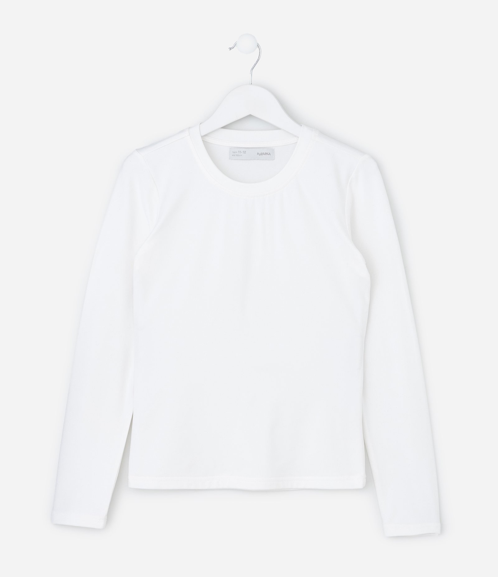 Camiseta Térmica Infantil com Manga Longa – Tam 5 a 16 Anos Branco 2