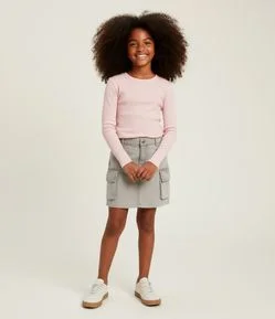 Camiseta Térmica Infantil com Manga Longa – Tam 5 a 16 Anos