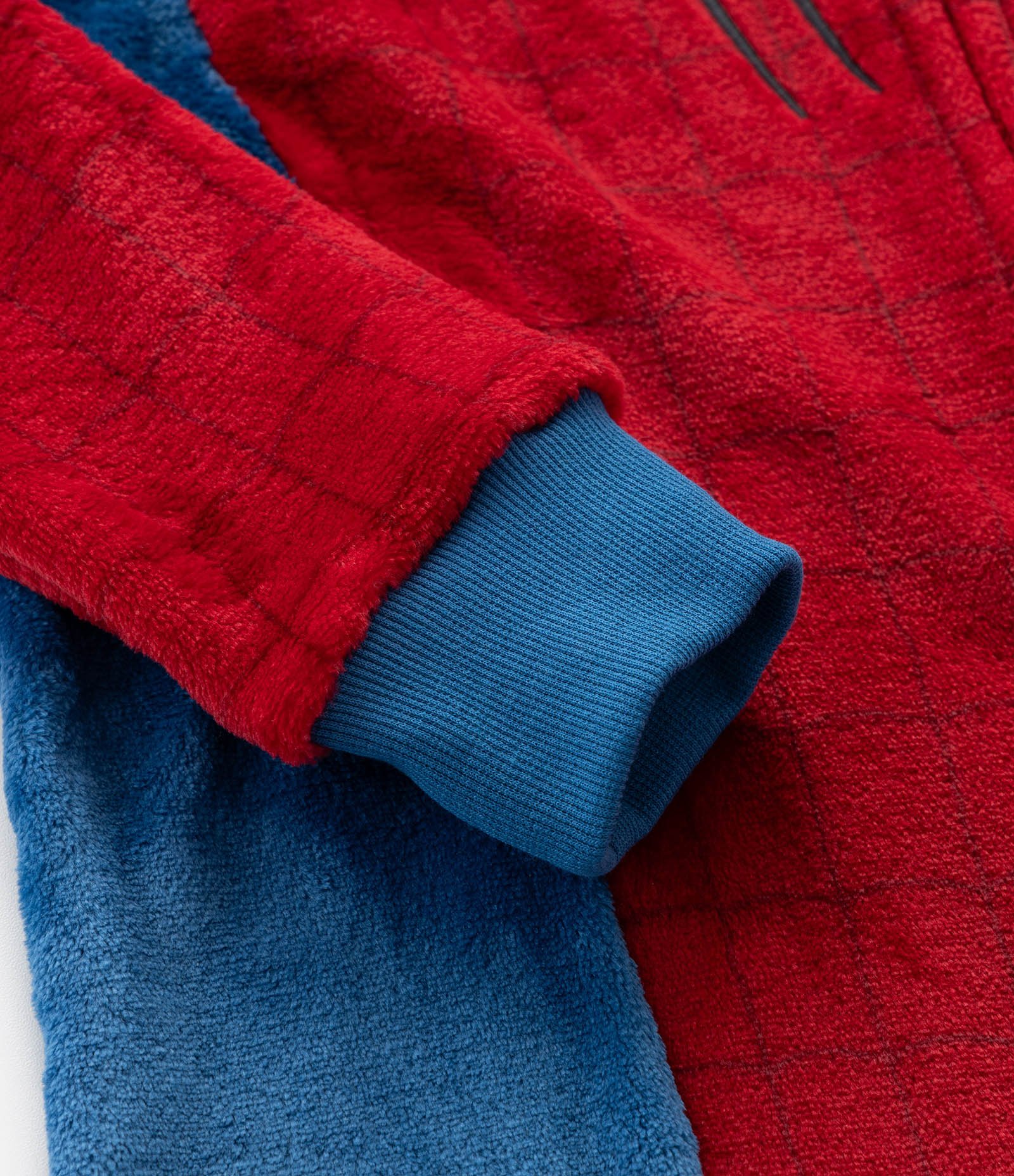 Pijama Jumper Infantil em Fleece com Estampa Spider-Man – Tam 3 a 12 Anos Vermelho/Azul 9