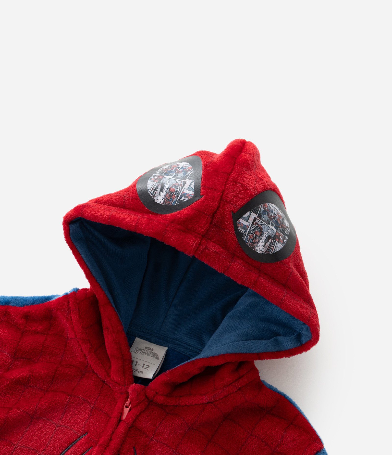 Pijama Jumper Infantil em Fleece com Estampa Spider-Man – Tam 3 a 12 Anos Vermelho/Azul 10