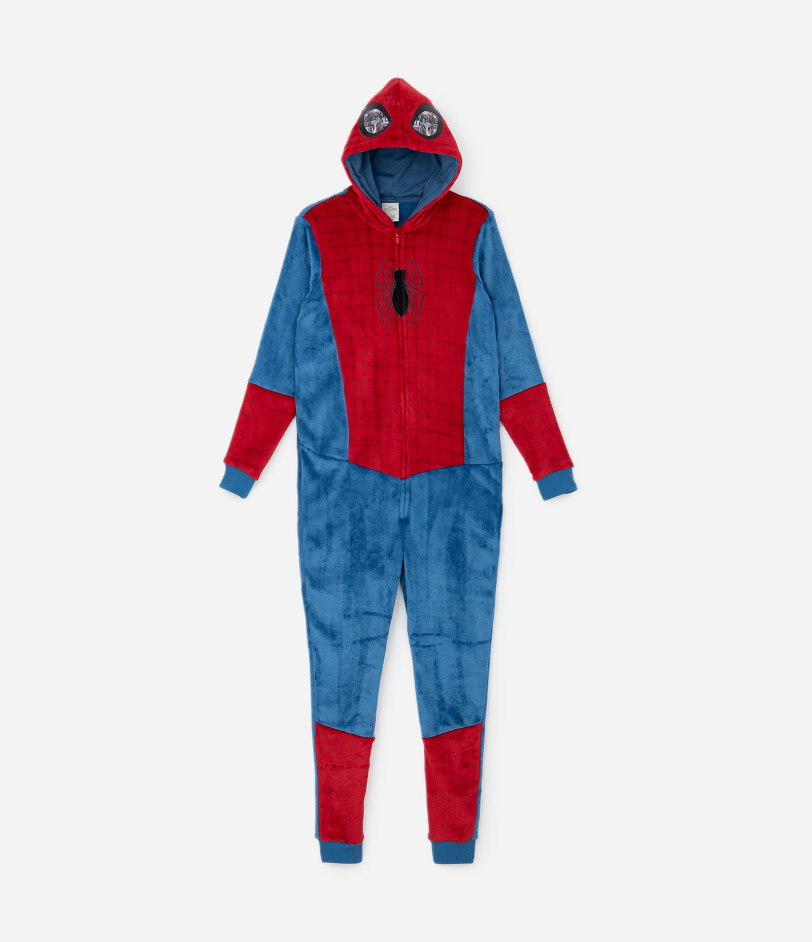 Pijama Jumper Infantil em Fleece com Estampa Spider-Man – Tam 3 a 12 Anos Vermelho/Azul 1