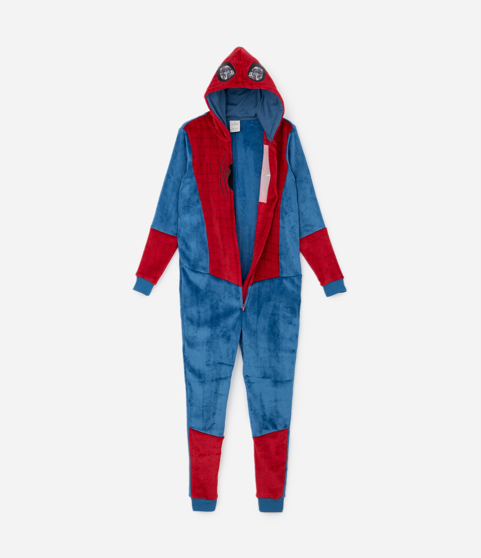 Pijama Jumper Infantil em Fleece com Estampa Spider-Man – Tam 3 a 12 Anos Vermelho/Azul 2