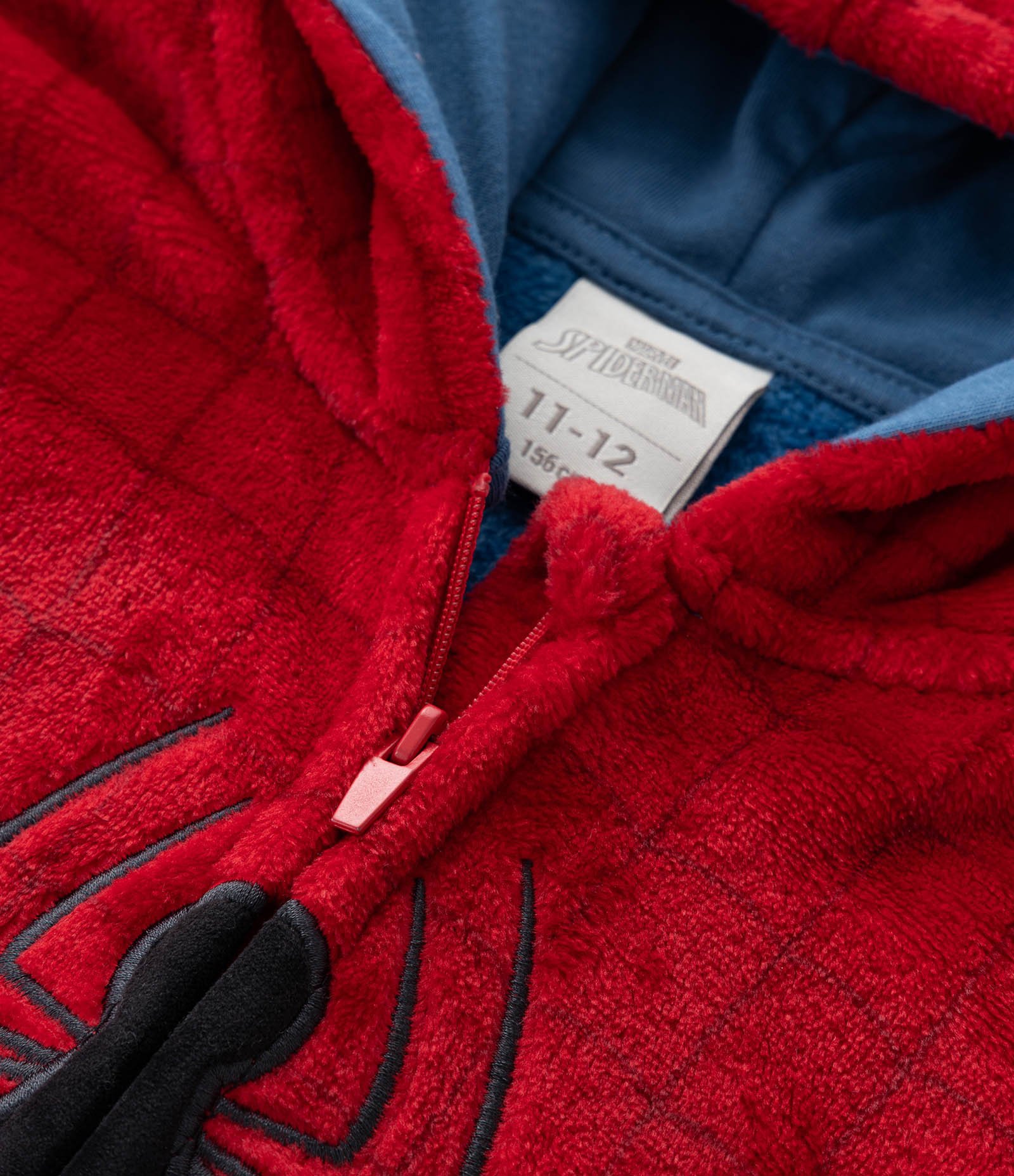 Pijama Jumper Infantil em Fleece com Estampa Spider-Man – Tam 3 a 12 Anos Vermelho/Azul 5