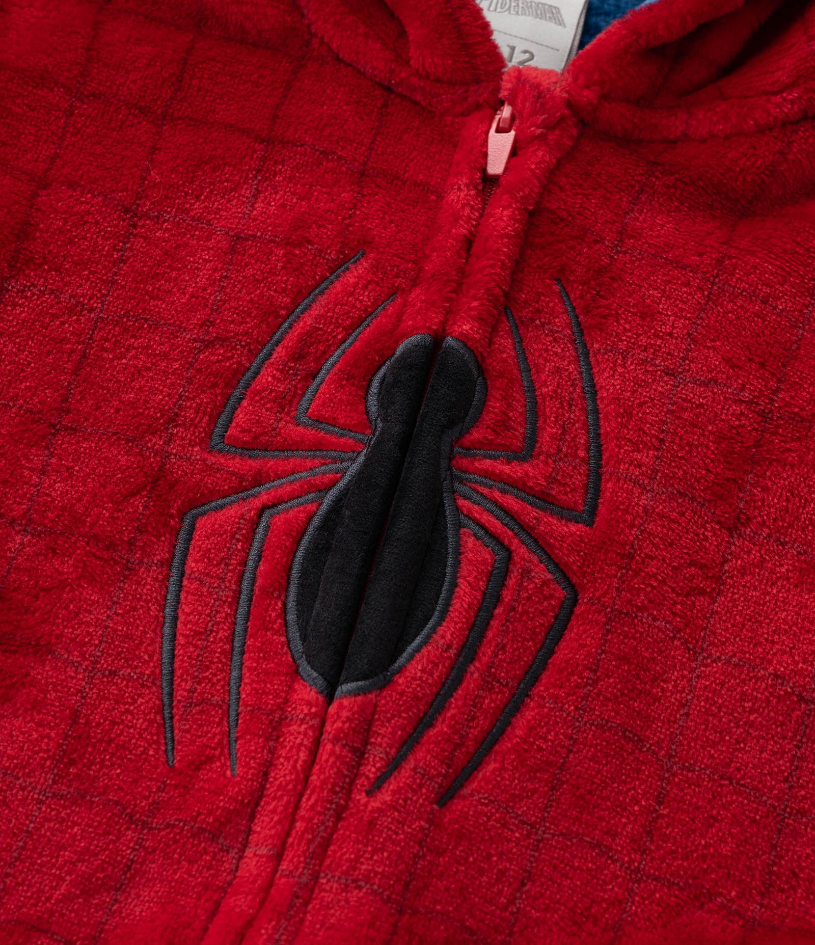 Pijama Jumper Infantil em Fleece com Estampa Spider-Man – Tam 3 a 12 Anos Vermelho/Azul 6