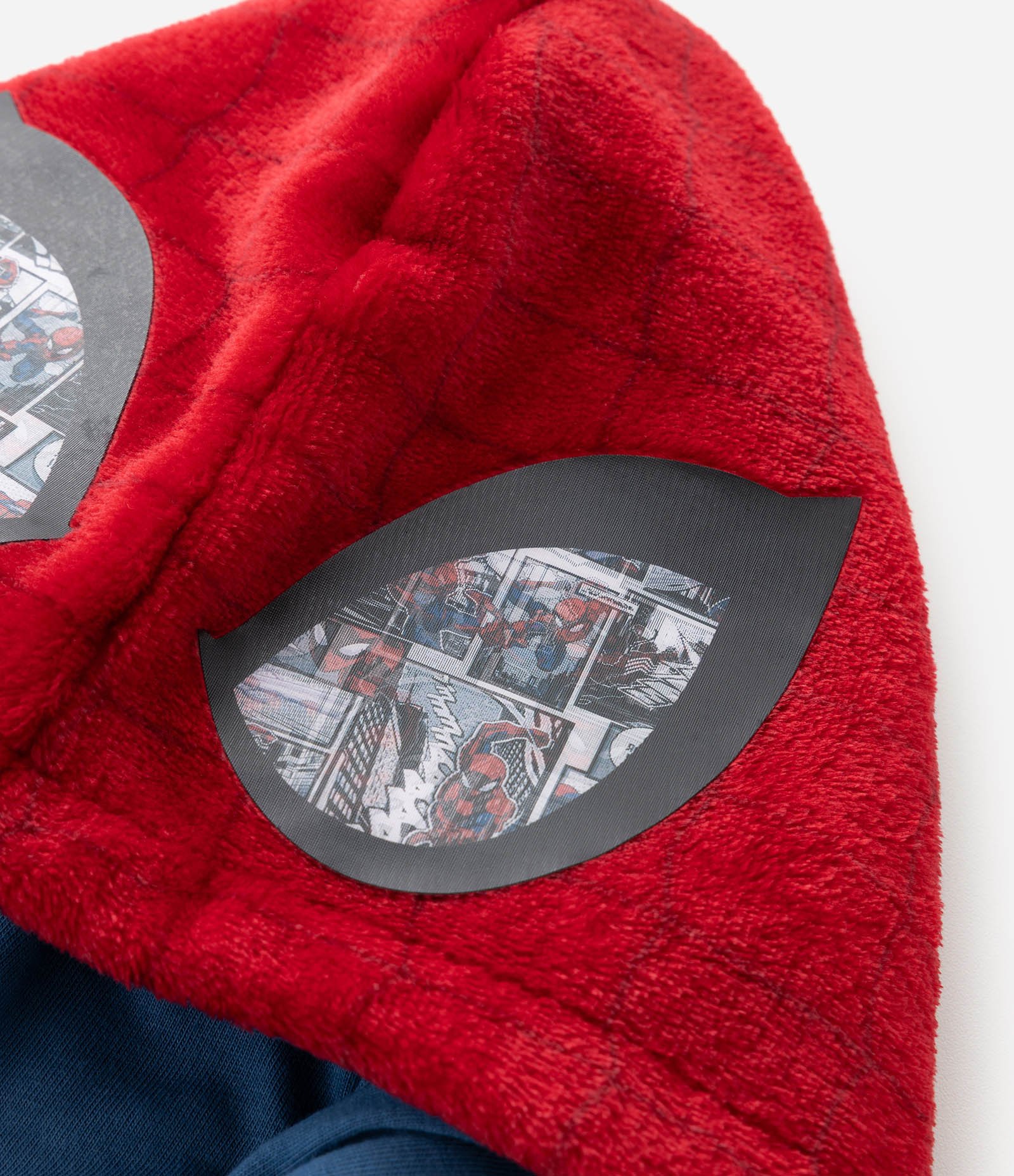 Pijama Jumper Infantil em Fleece com Estampa Spider-Man – Tam 3 a 12 Anos Vermelho/Azul 7