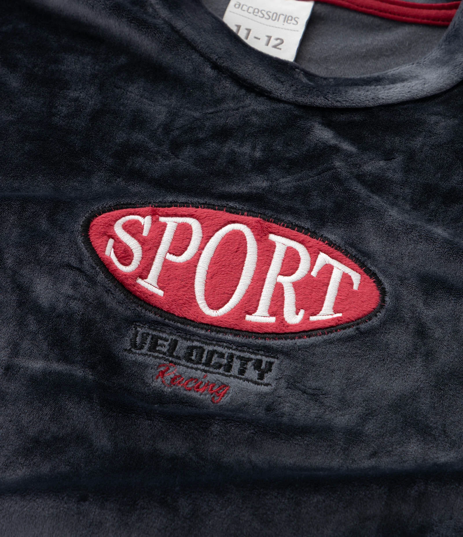 Pijama Infantil Longo em Plush com Estampa Racer – Tam 7 a 16 Anos Preto Grafite 13