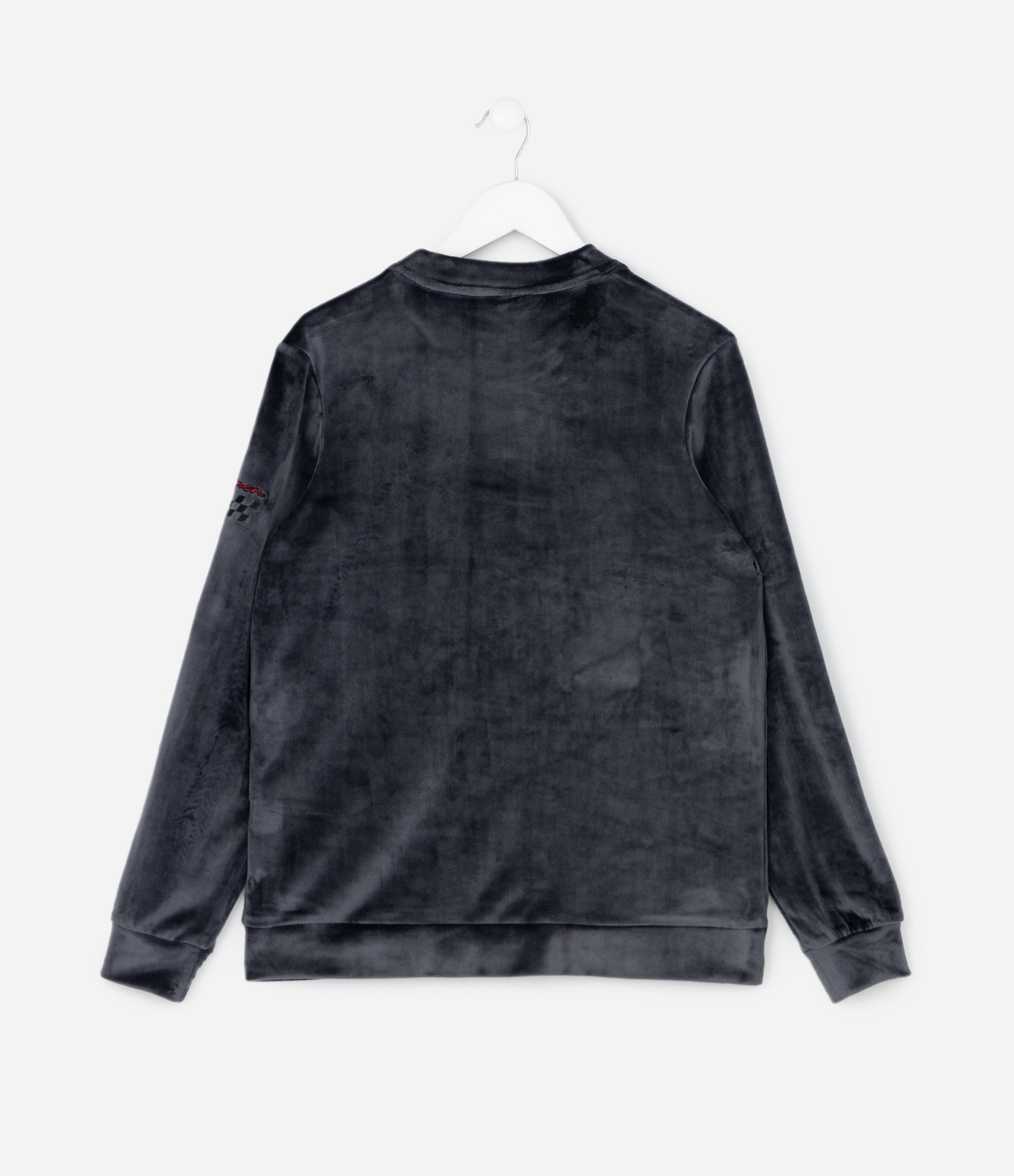 Pijama Infantil Longo em Plush com Estampa Racer – Tam 7 a 16 Anos Preto Grafite 4