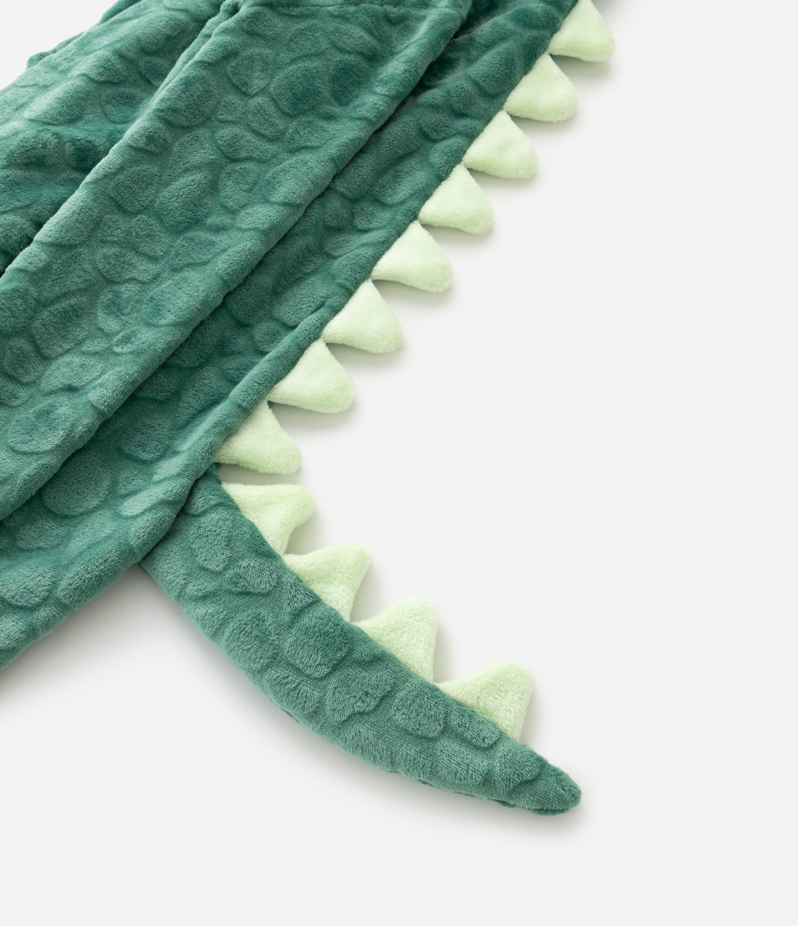 Pijama Infantil Jumper de Dinossauro com Capuz 3D – Tam 2 a 14 Anos Verde 9