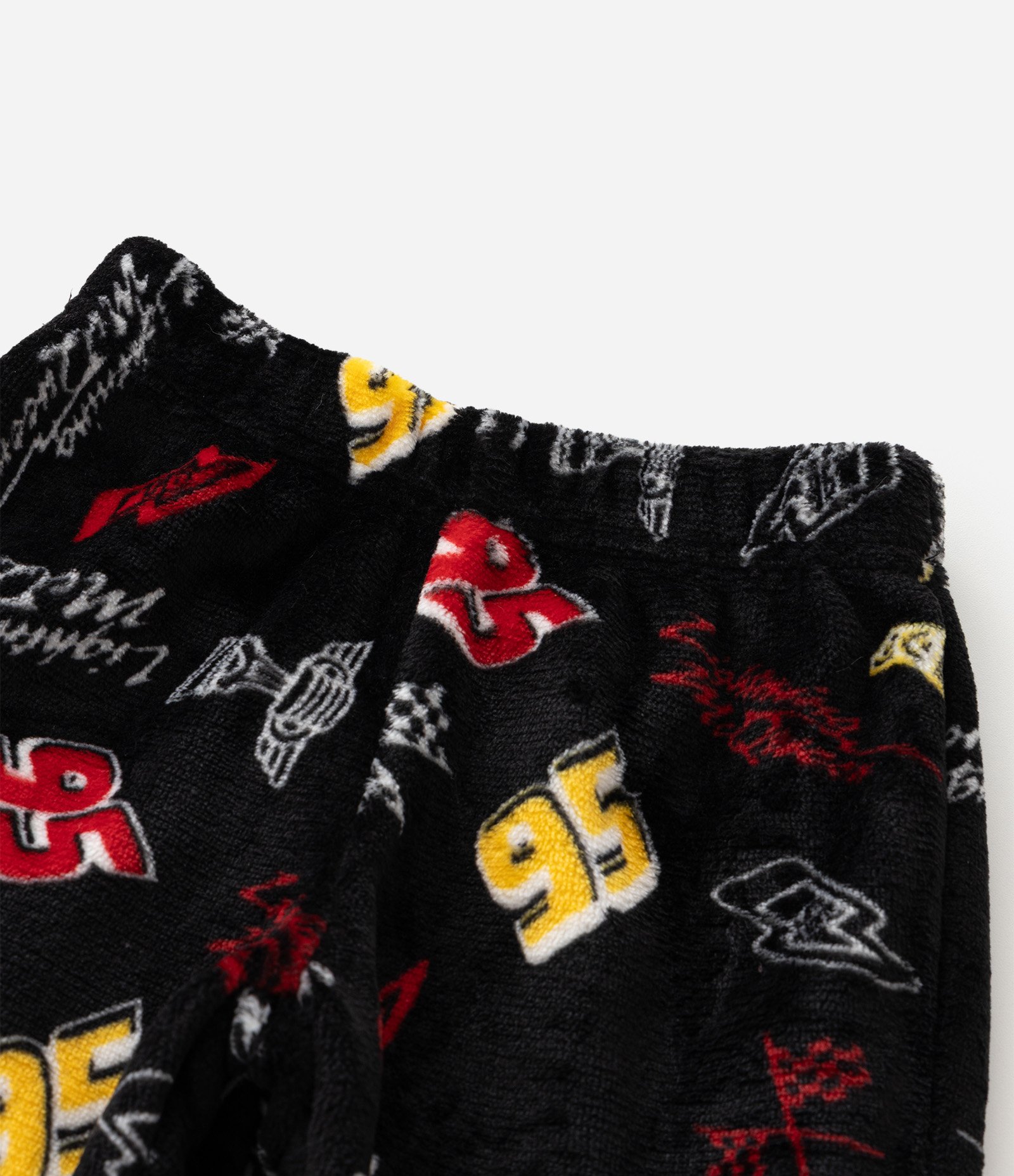 Pijama Infantil Relâmpago McQueen com Calça Estampada – Tam 2 a 8 Anos Vermelho/Preto 8