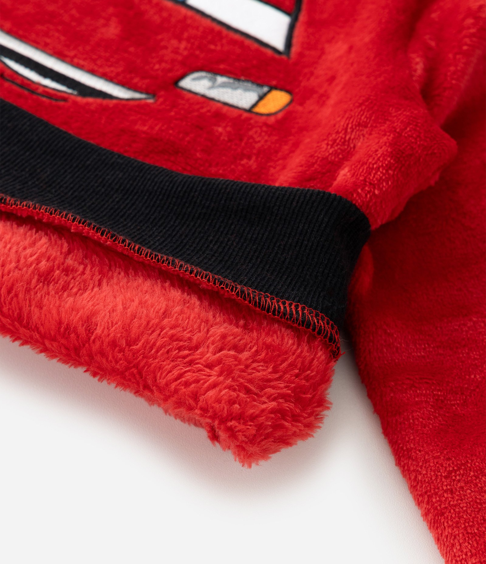 Pijama Infantil Relâmpago McQueen com Calça Estampada – Tam 2 a 8 Anos Vermelho/Preto 11