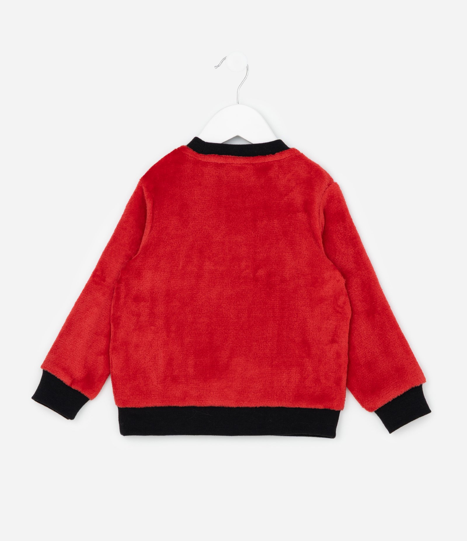 Pijama Infantil Relâmpago McQueen com Calça Estampada – Tam 2 a 8 Anos Vermelho/Preto 3