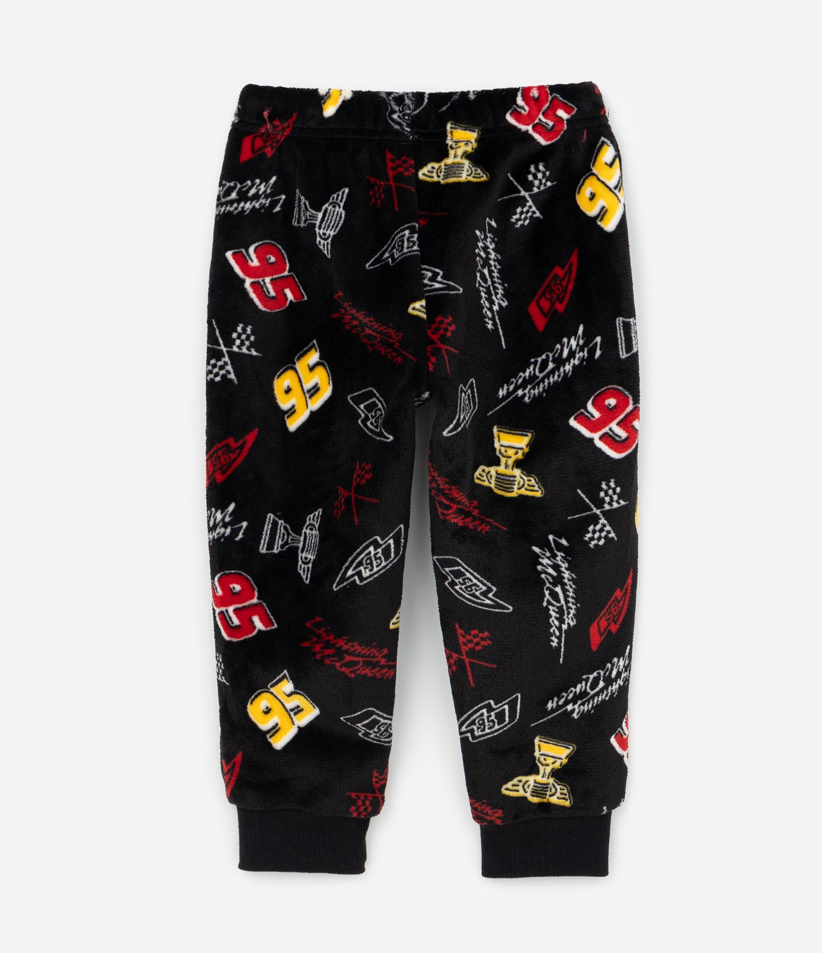 Pijama Infantil Relâmpago McQueen com Calça Estampada – Tam 2 a 8 Anos Vermelho/Preto 5