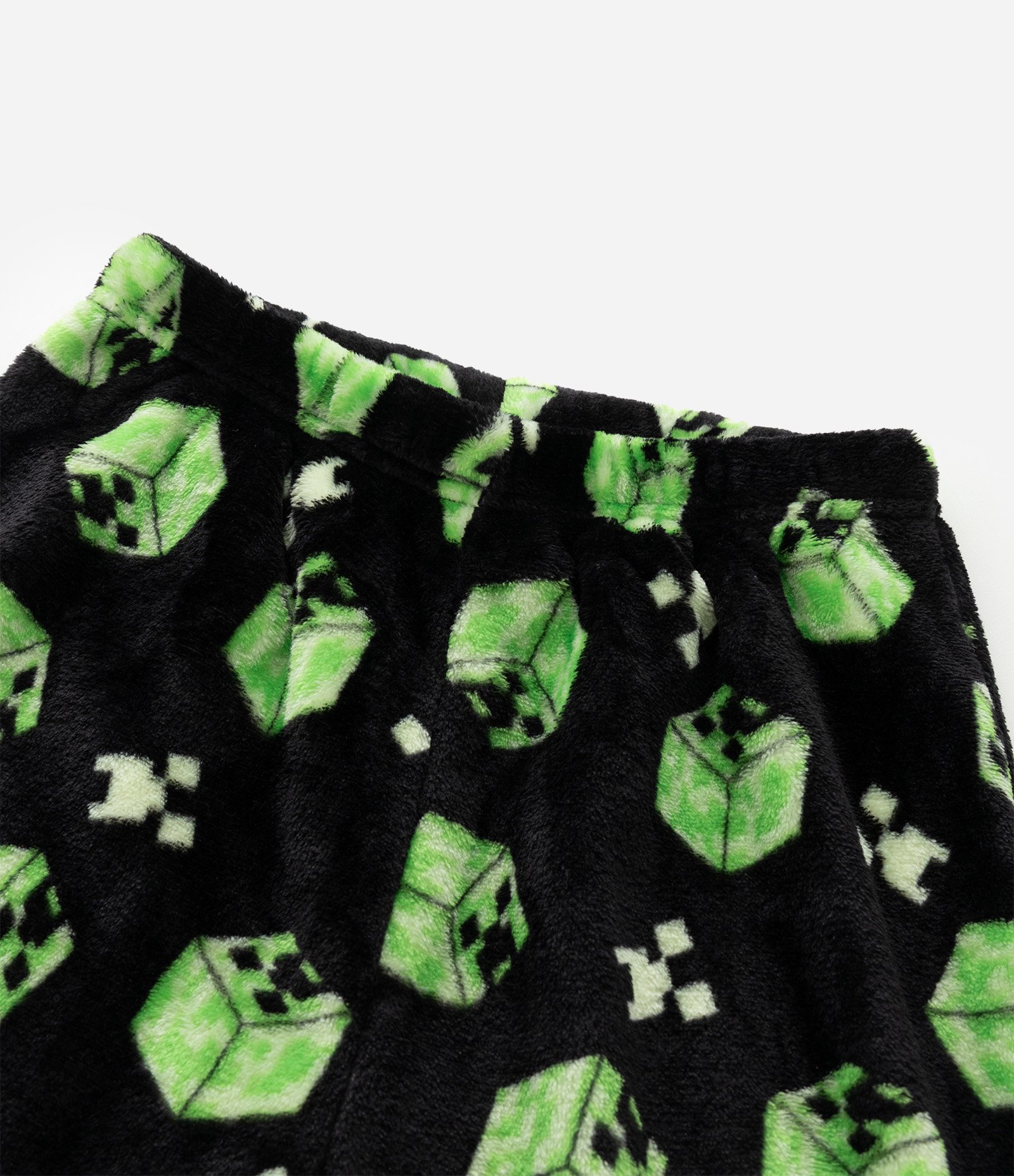 Pijama Infantil Blusa e Calça com Estampa Minecraft – Tam 5 a 14 Anos Verde/Preto 7