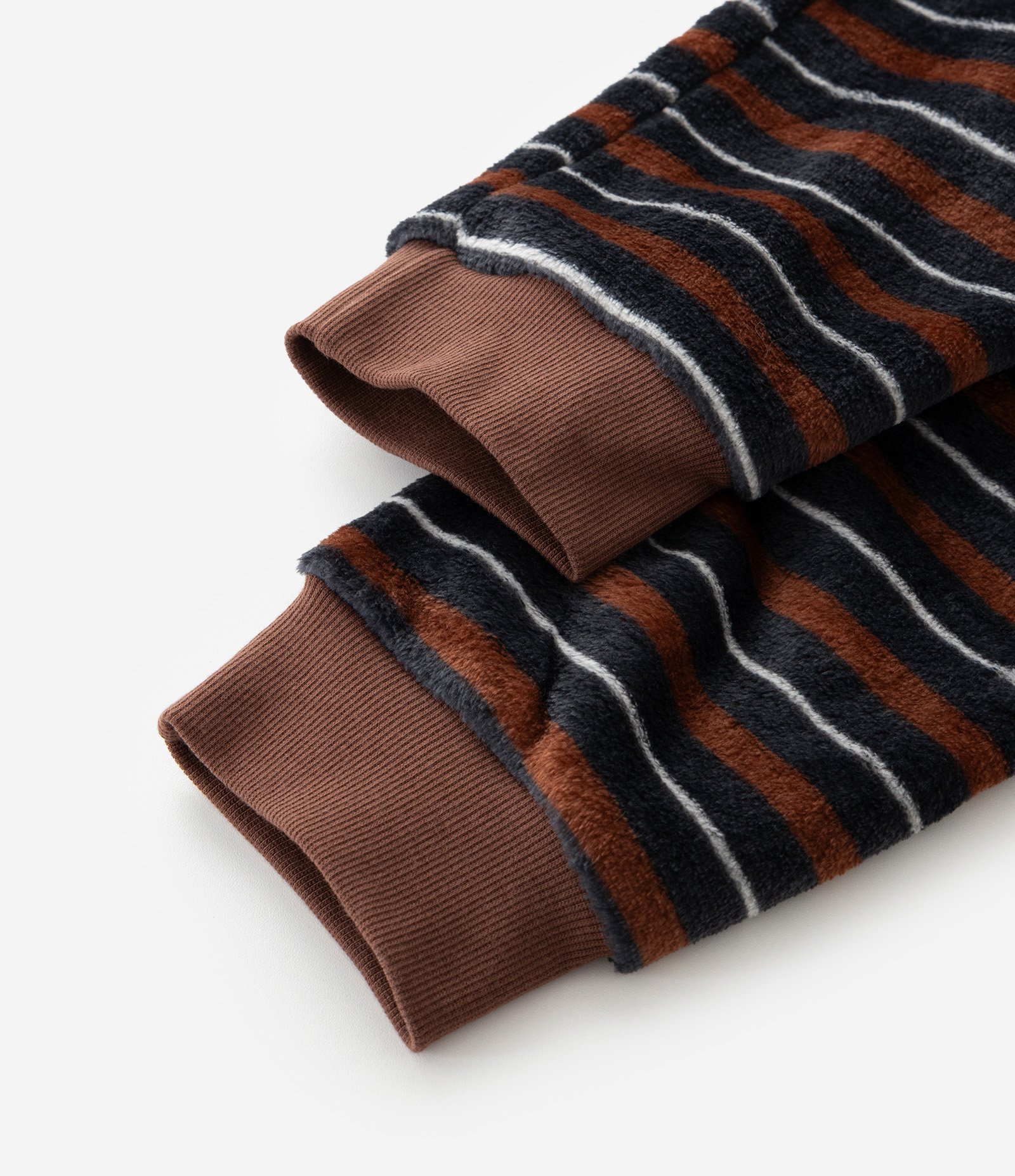 Pijama Infantil Longo com Bordado de Capivara – Tam 7 a 16 Anos Marrom/Cinza 7