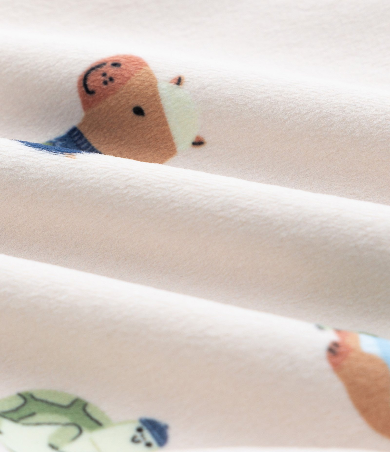 Pijama Infantil Longo com Estampa Capivara – Tam 2 a 6 Anos Azul/Off White 5