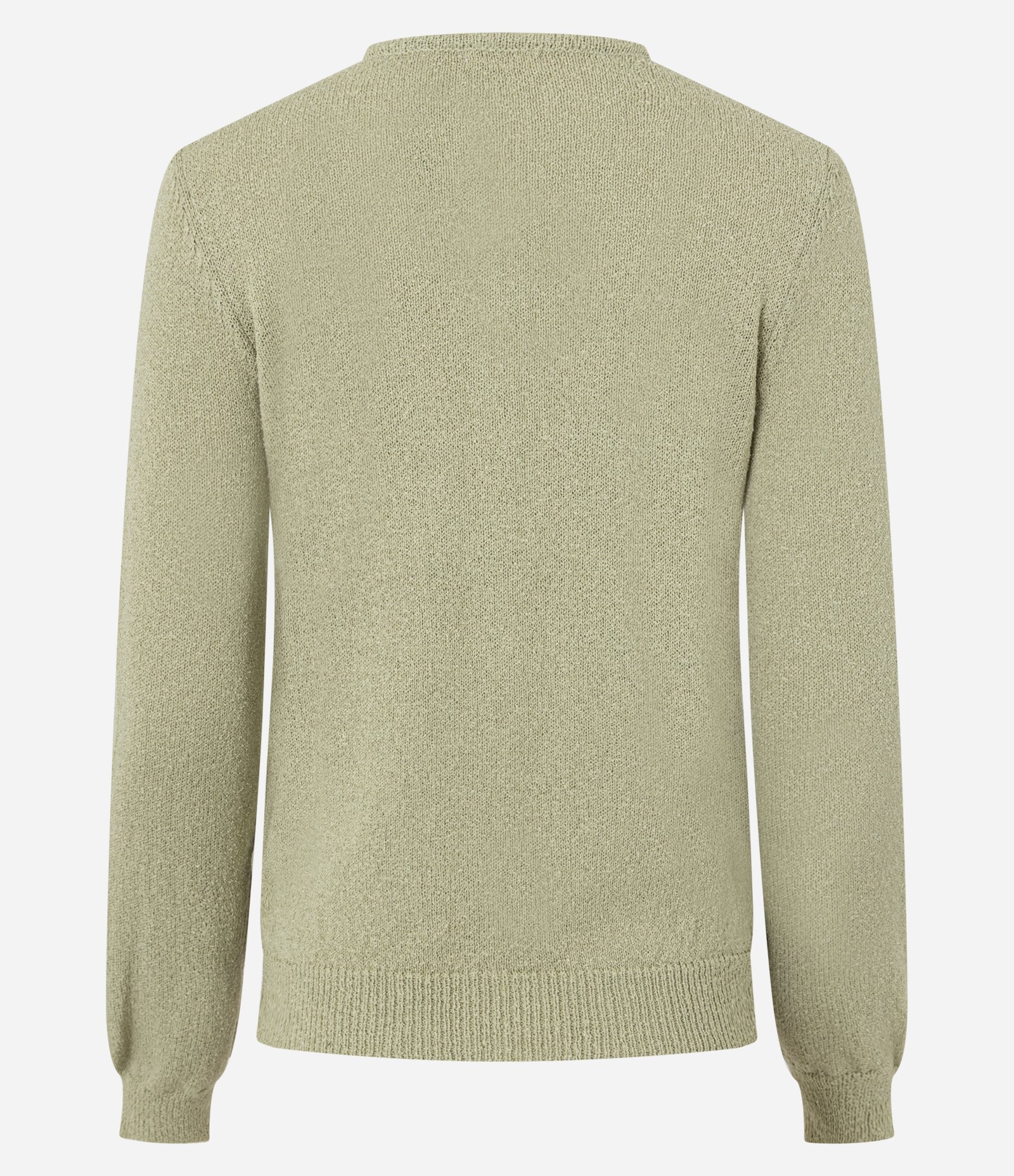 Cardigan em Tricô com Botões e Decote U Verde 9