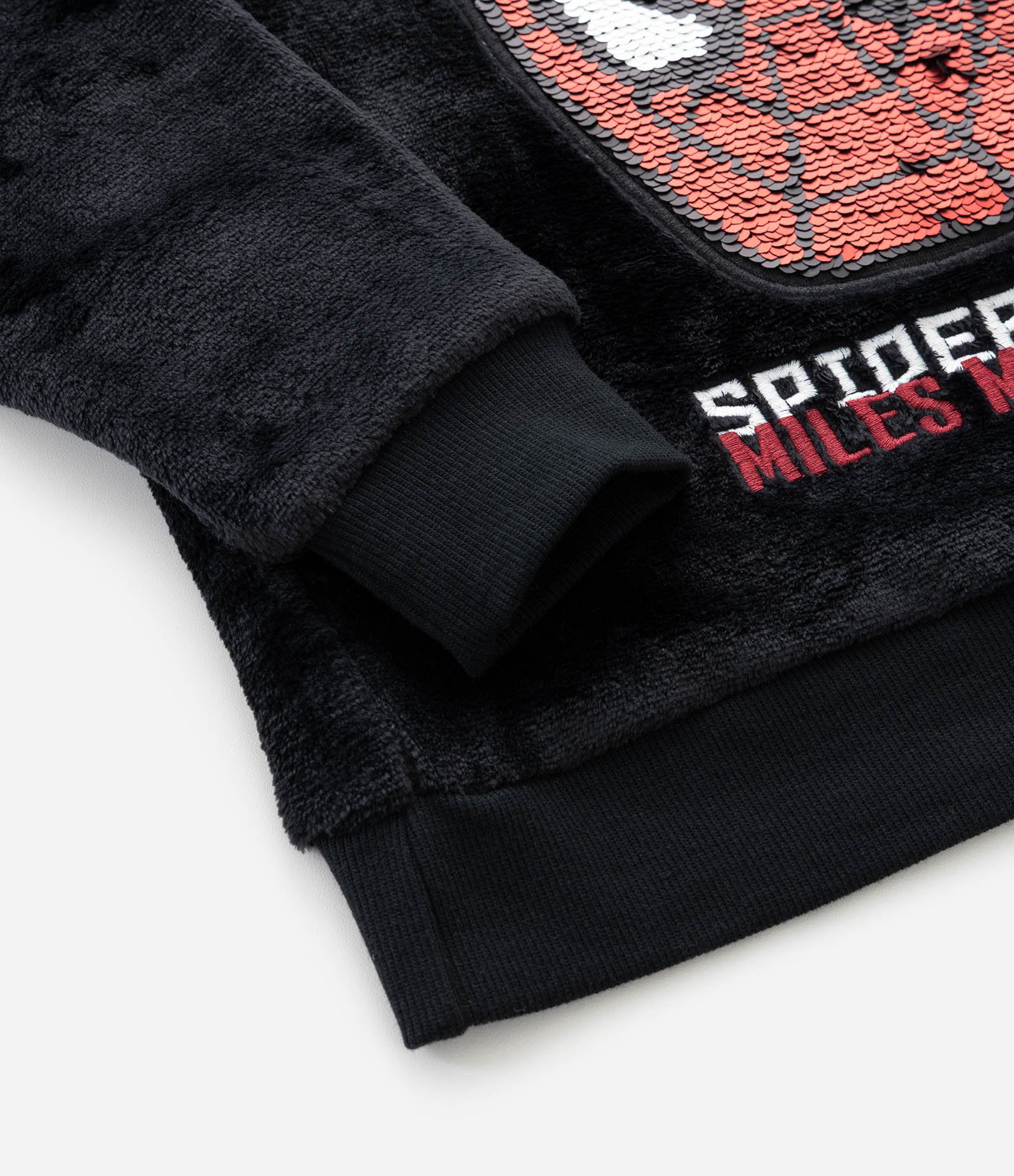 Pijama Infantil Estampa Homem-Aranha e Paetê Interativo – Tam 3 a 10 Anos Preto/Vermelho 10