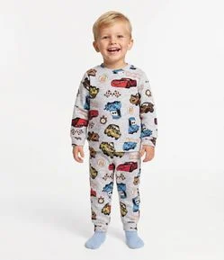 Pijama Infantil com Estampa Fullprint Carros – Tam 2 a 8 Anos