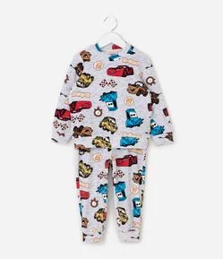 Pijama Infantil com Estampa Fullprint Carros – Tam 2 a 8 Anos
