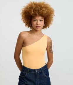 Body Ombro Único em Microfibra