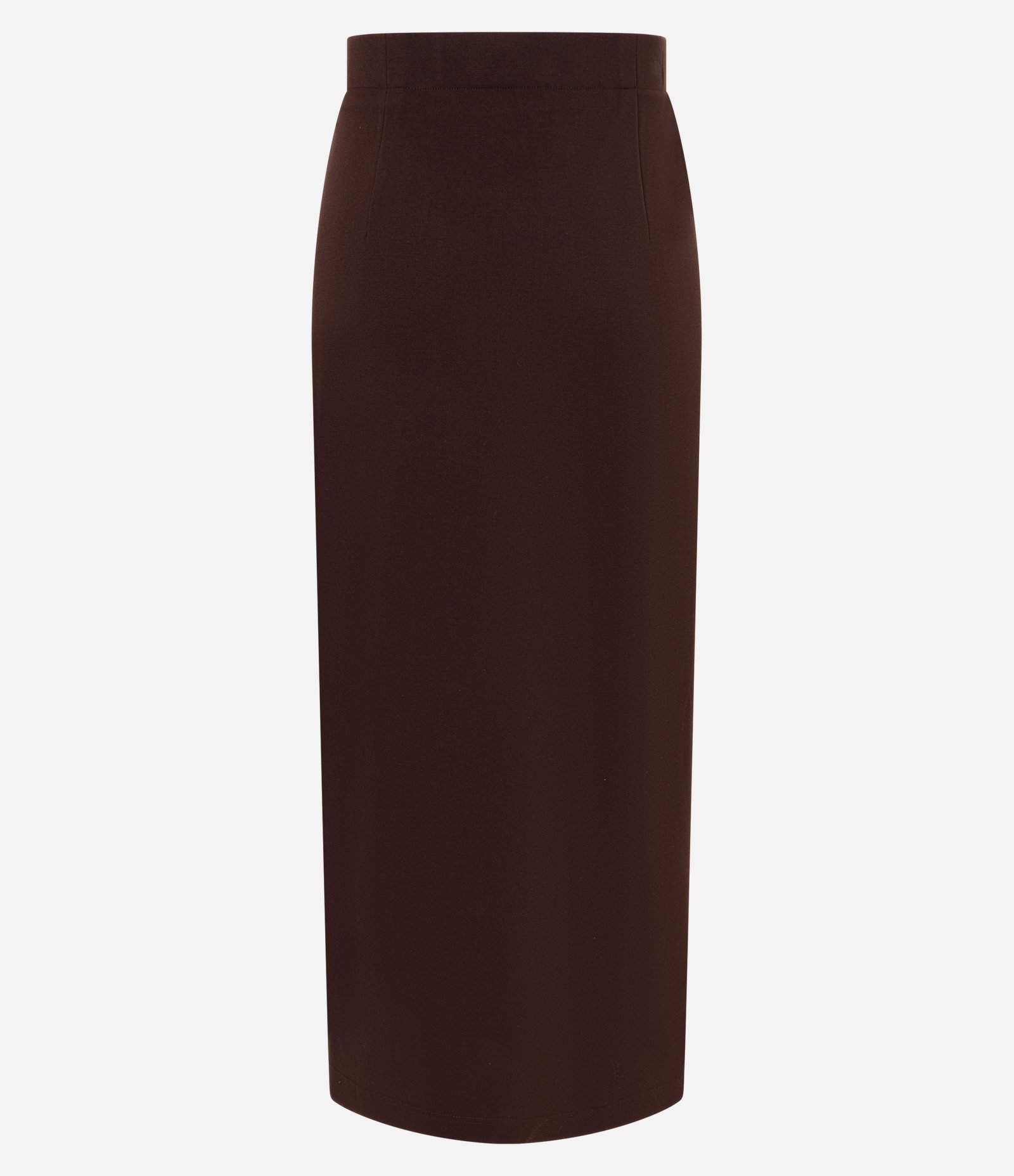 Saia New Midi com Zíper Frontal Marrom 2