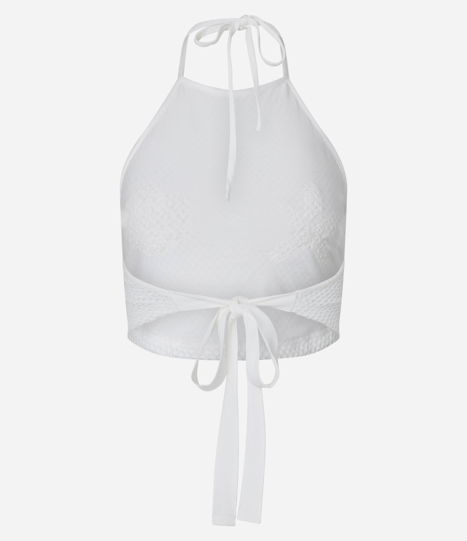 Blusa Frente Única com Bordado Fundo do Mar Branco 7