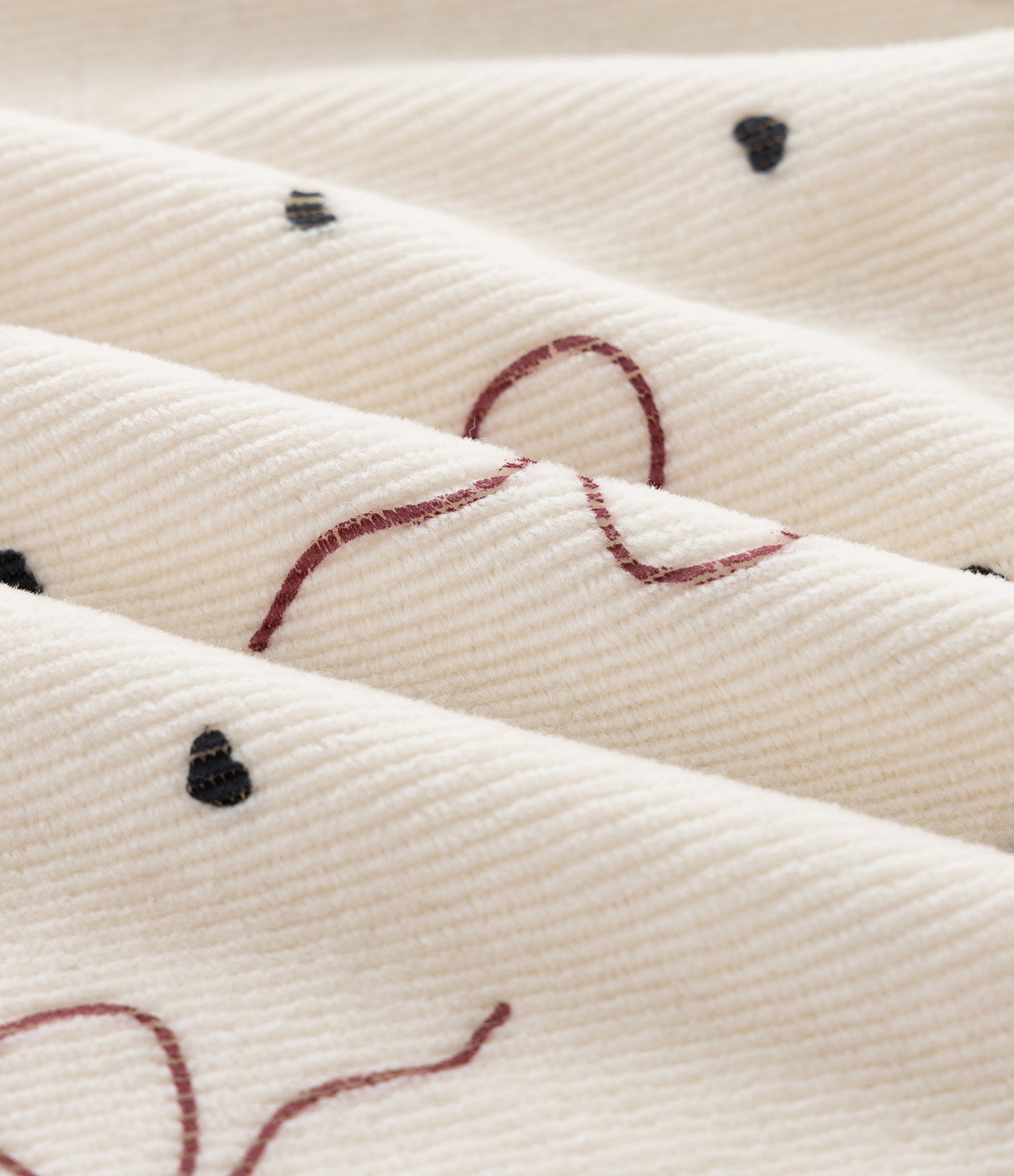 Vestido Infantil em Veludo Cotelê com Laços e Meia-Calça – Tam 0 a 18 Meses Bege Claro 10