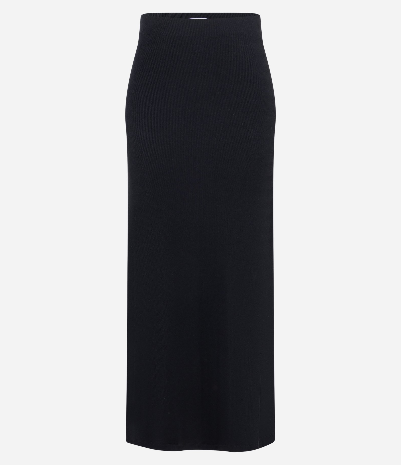 Saia Reta Long Midi em Ribana Preto 6
