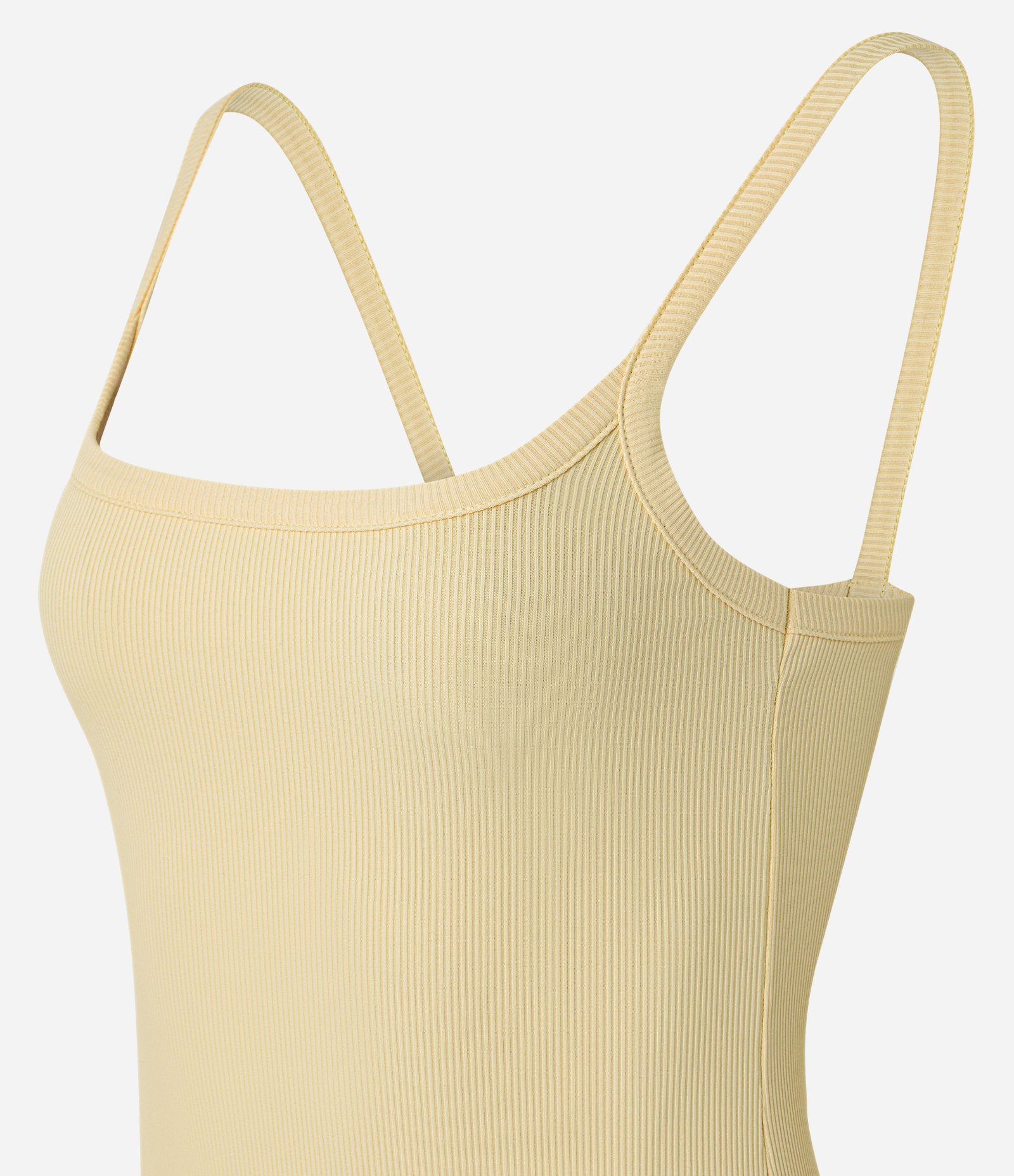 Vestido Evasê em Ribana com Alcinhas Bege 6