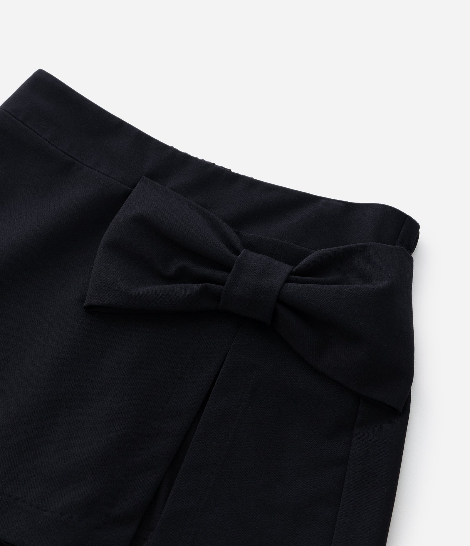 Short Saia Infantil em Alfaiataria com Laço Lateral – Tam 5 a 14 Anos Preto 7