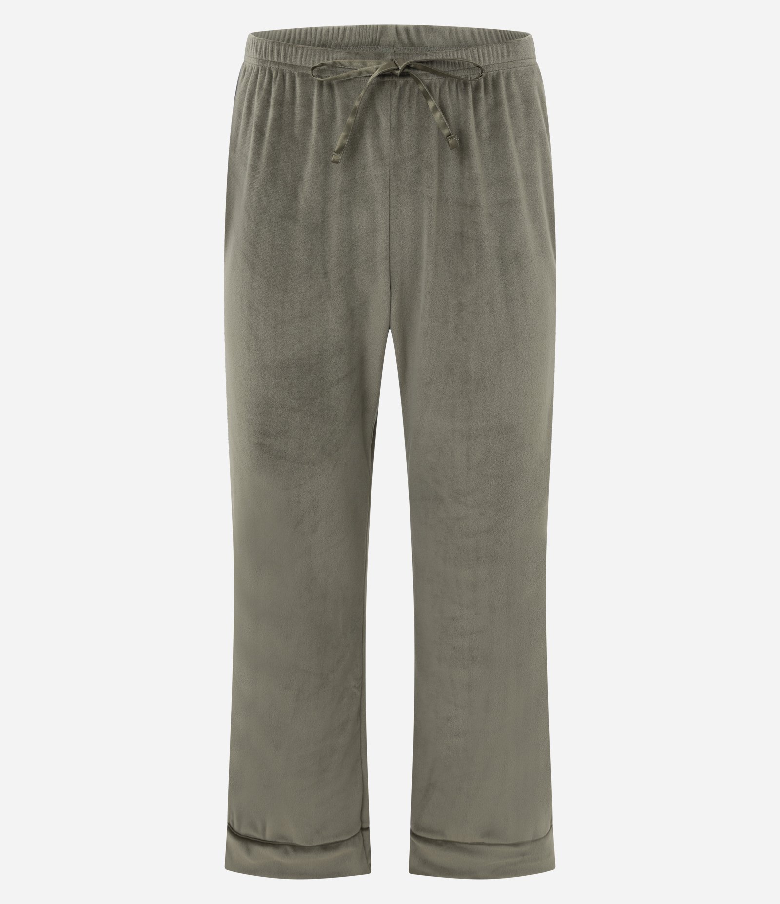 Pijama Americano Longo em Plush Verde 6