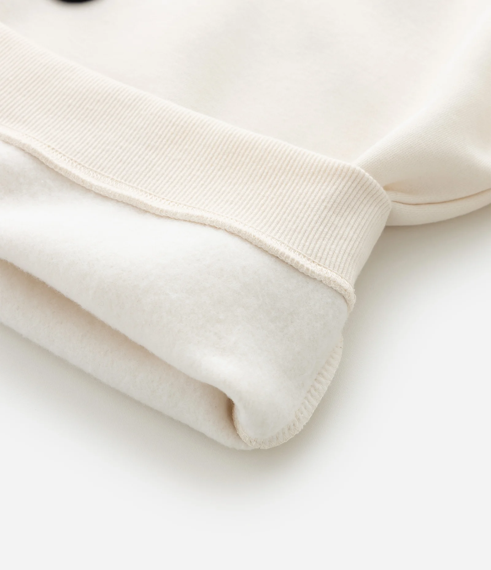 Casaco Infantil com Flor Bordada em Corda – Tam 5 a 14 Anos Off White 2