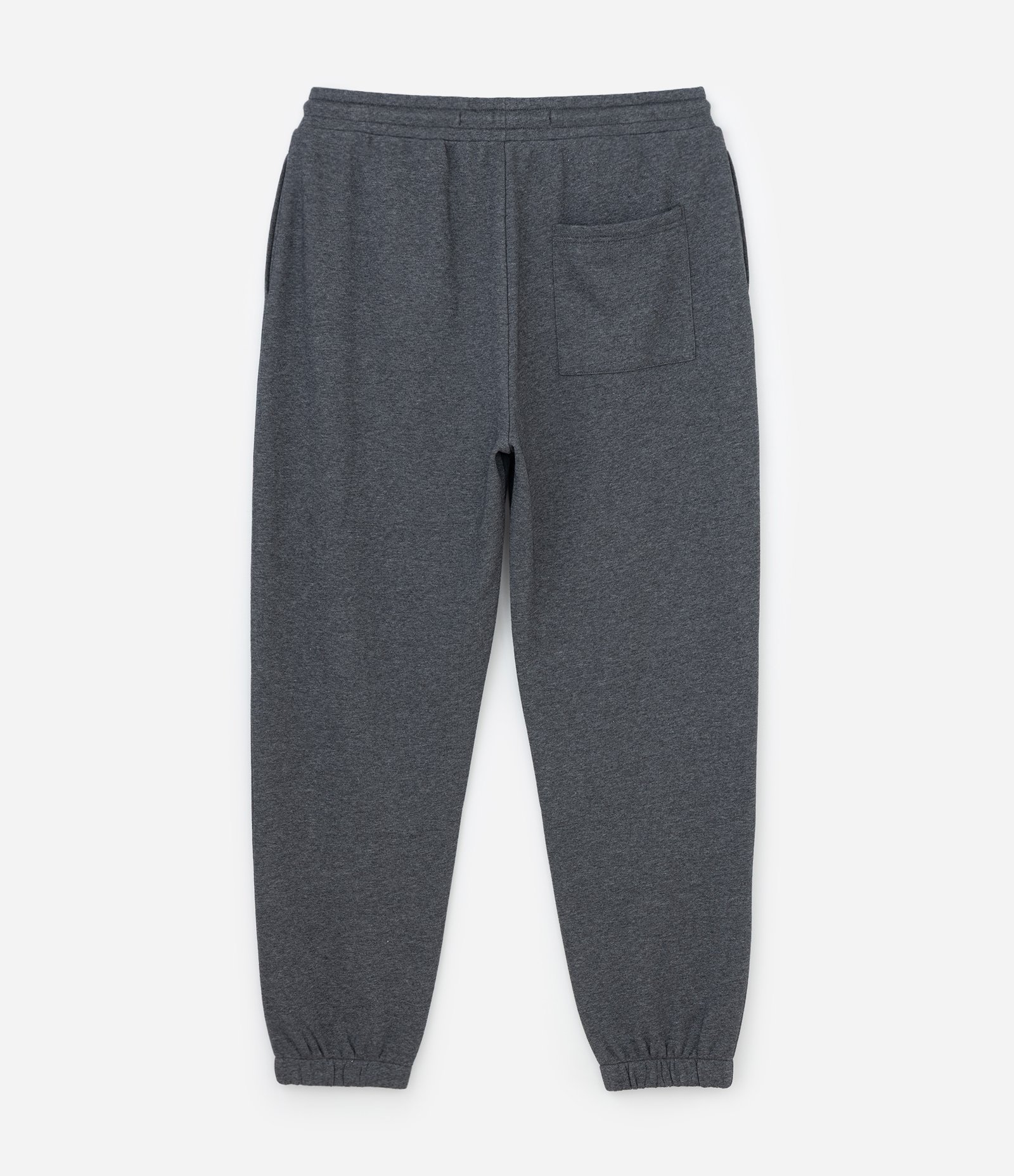 Calça Jogger em Moletom com Cós Elástico e Cordão Cinza 6