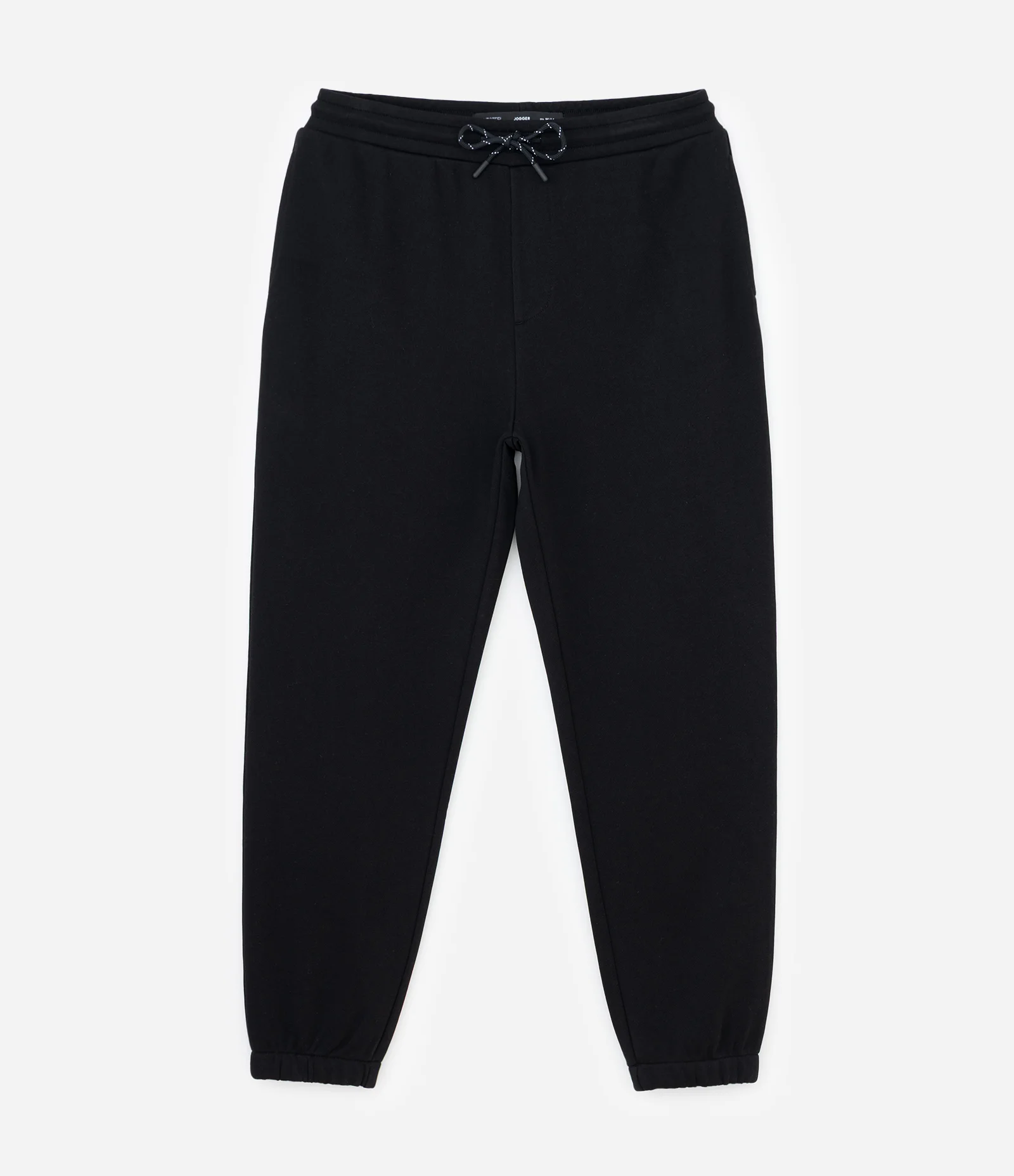 Calça Jogger em Moletom com Cós Elástico e Cordão Preto 4