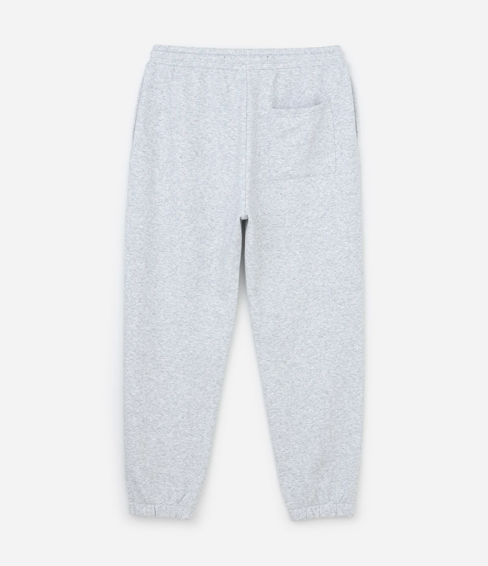 Calça Jogger em Moletom com Cós Elástico e Cordão Cinza Claro 2