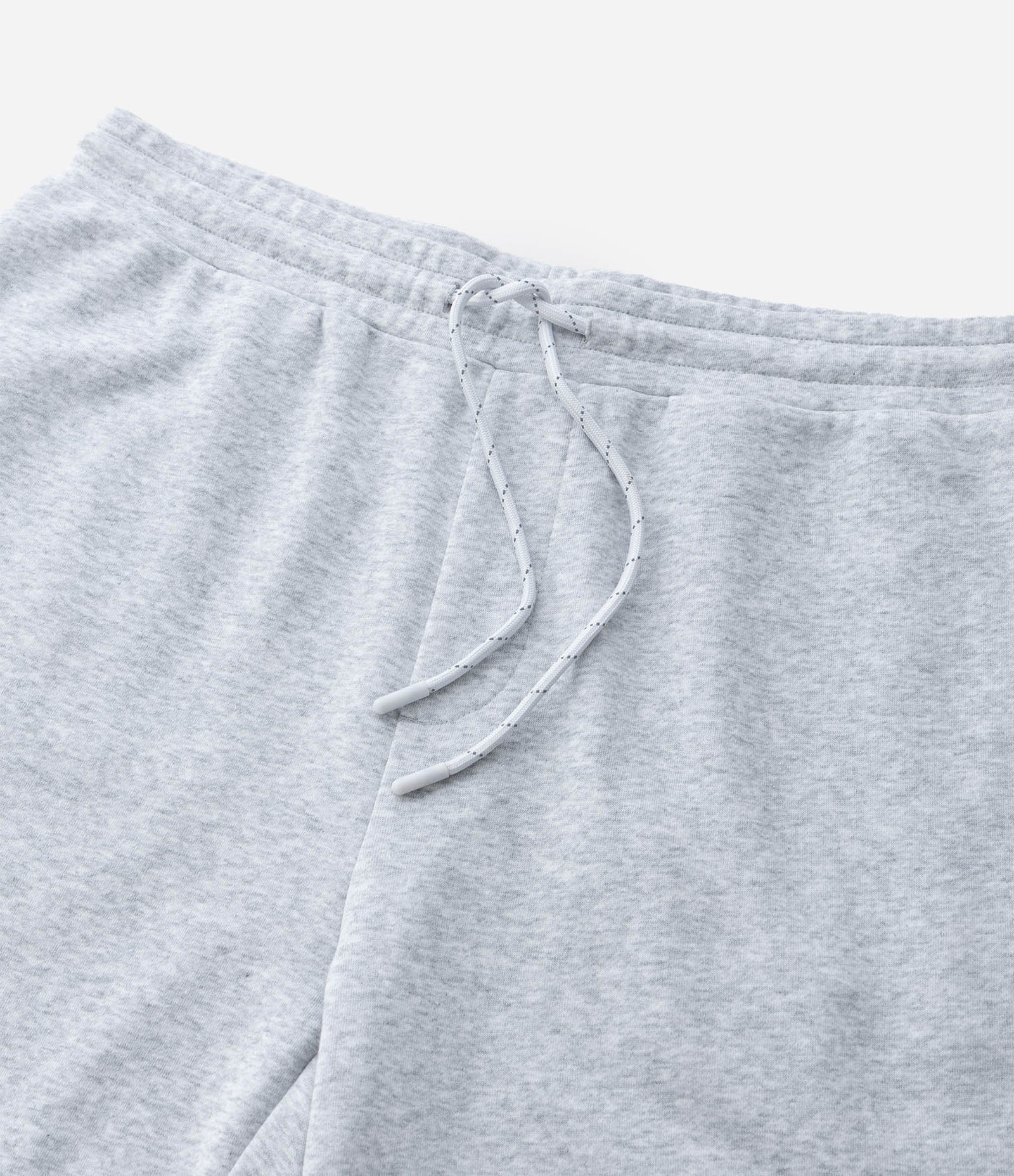 Calça Jogger em Moletom com Cós Elástico e Cordão Cinza Claro 4