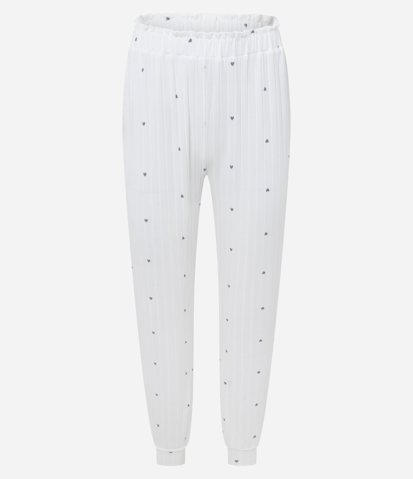 Pijama Longo em Tricô com Estampa de Cerejas Branco 2